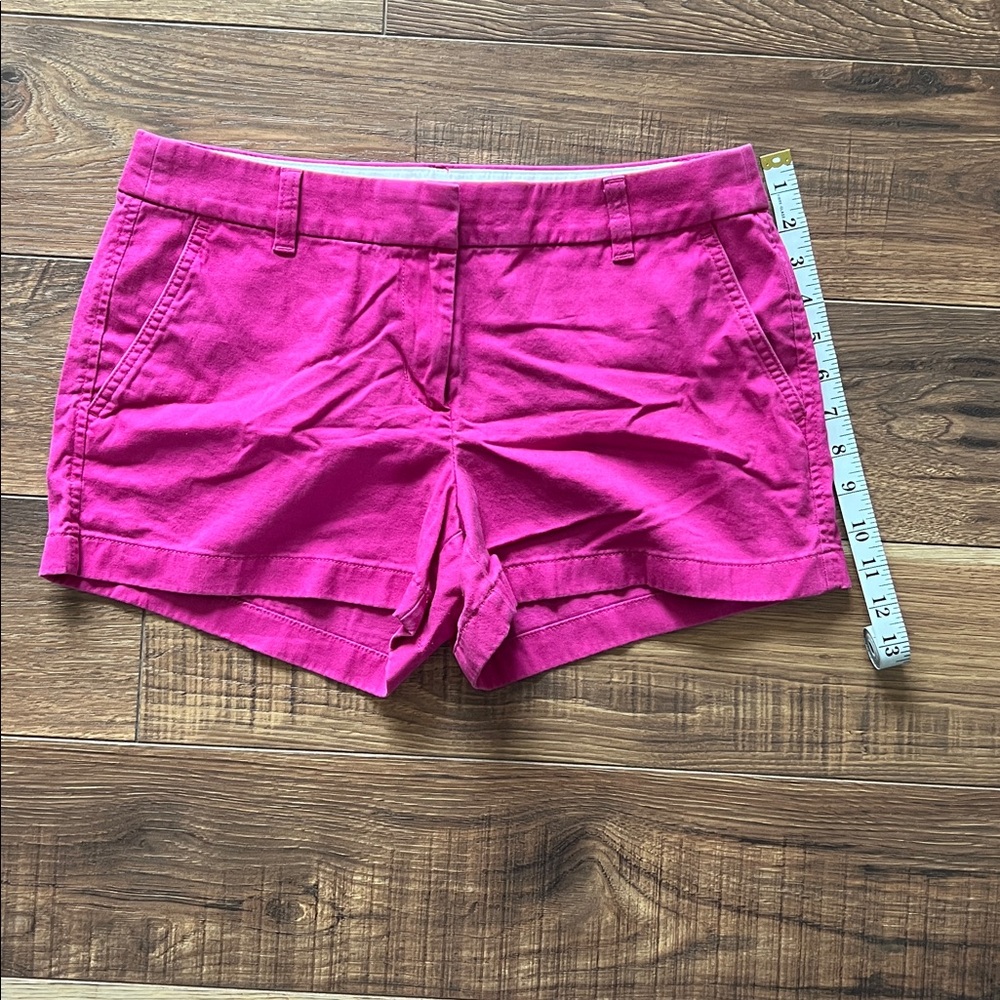 J. Crew Vibrant Pink Women's Shorts 3.5” - Picture 4 of 4